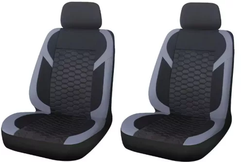 Univerzális üléshuzat 1+1 - Légzsákos - Szürke-fekete