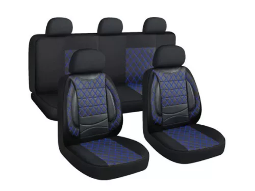 Univerzális bőr üléshuzat szett 11 részes légzsákos