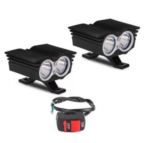 Motorkerékpár lámpa szett bagoly LED kapcsolóval 1 pár