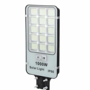 LED Napelemes fali utcai lámpa mozgásérzékelővel távirányítóval 1000 W