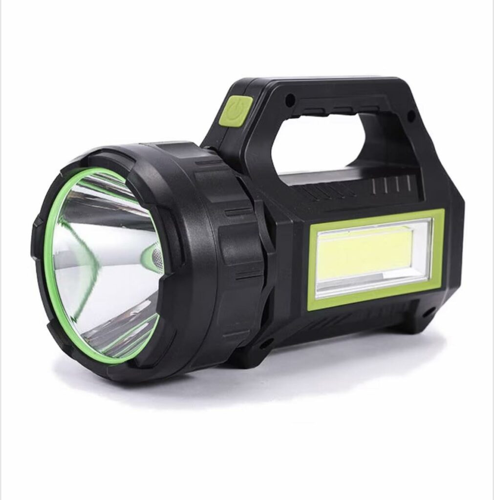 LED napelemes elemlámpa keresőlámpa 10 W USB töltéssel HEL T95