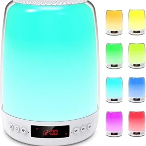 Érintésérzékeny intelligens asztali LED lámpa bluetooth hangszóró ébresztő funkcióval