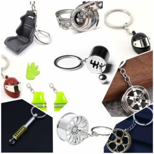 Autós motoros mini kulcstartók