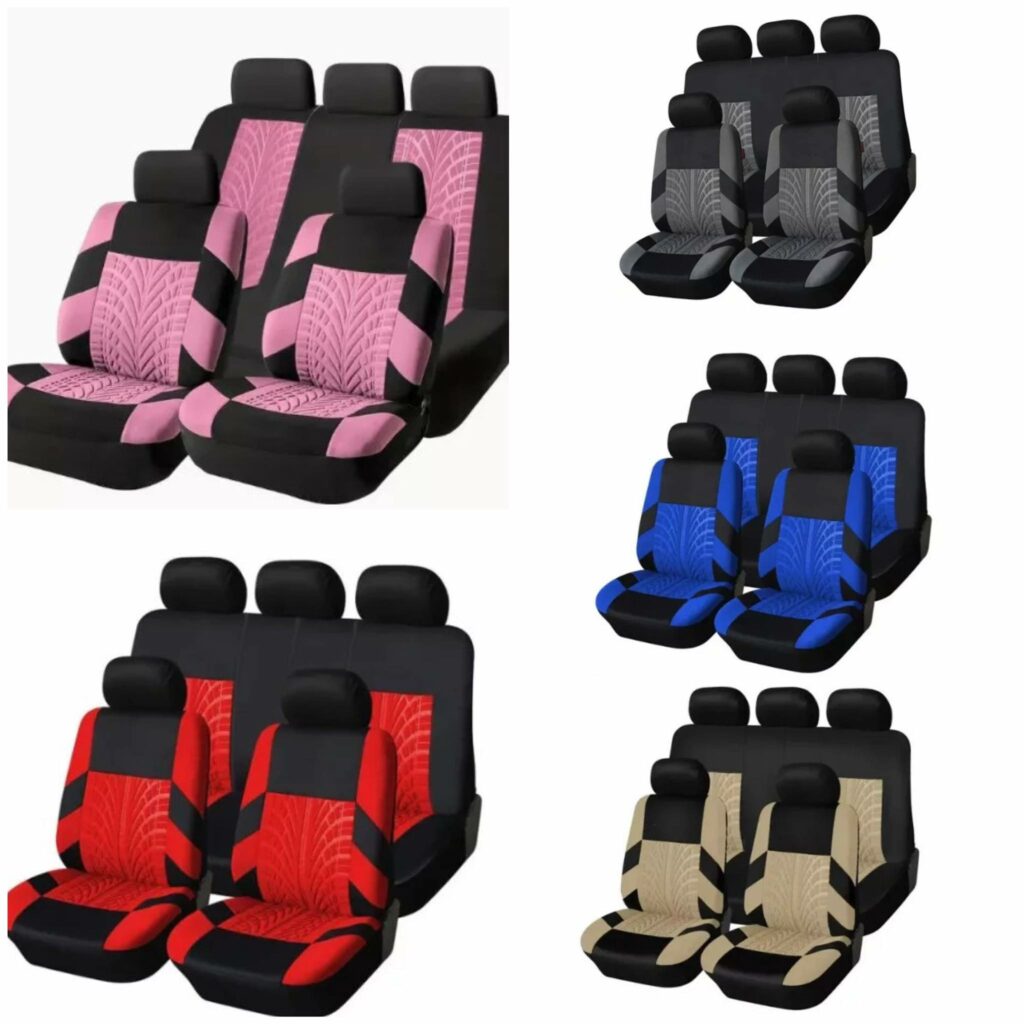 9 részes 2 helyen osztható univerzális üléshuzat szett - Légzsákos