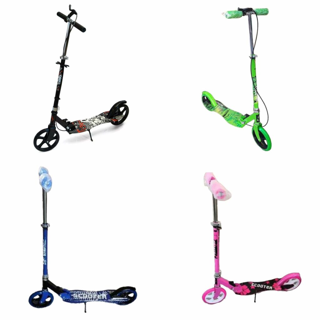 Scooter roller kézifékkel