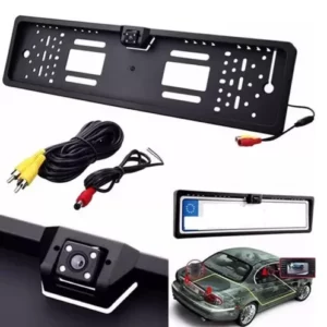 Rendszámtábla keretbe integrált tolatókamera