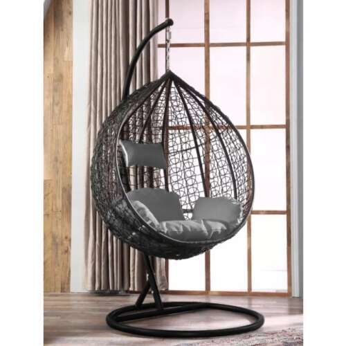 Nagyméretű kerti függőfotel díszpárnákkal több színben