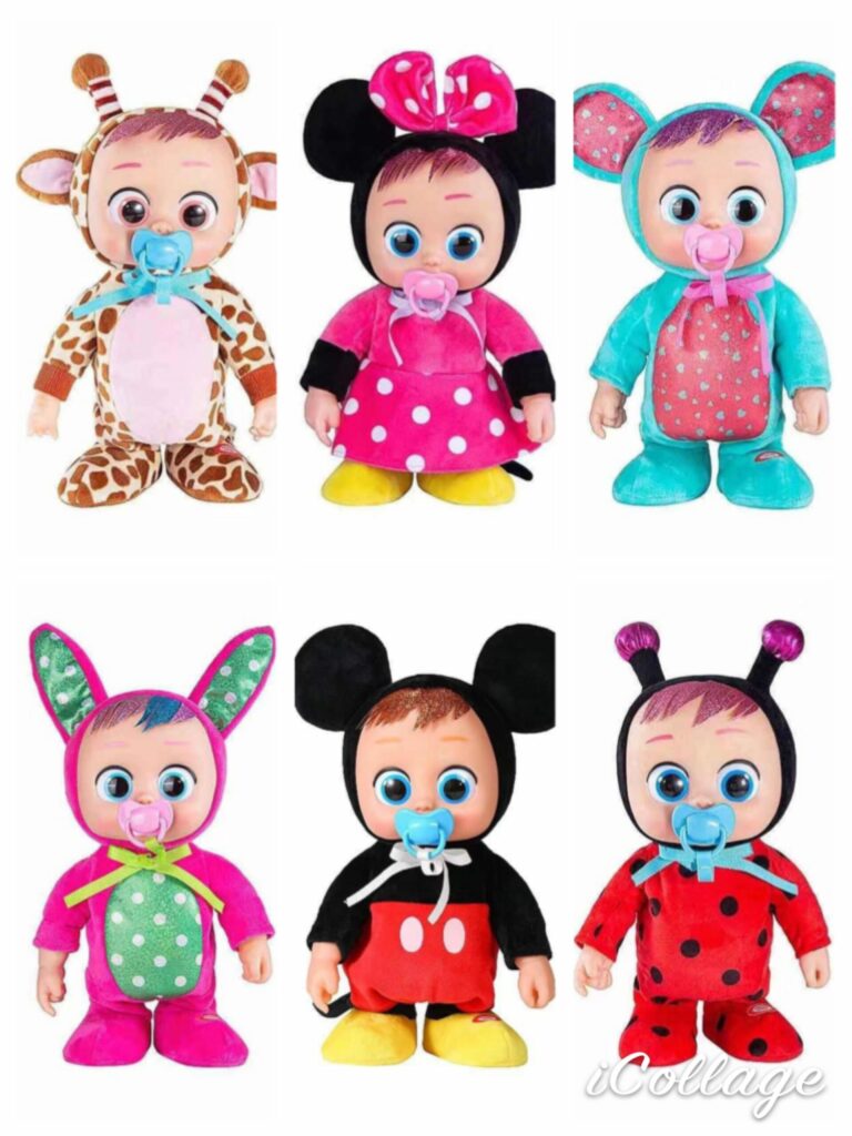 Cry babies interaktív sétáló éneklő síró babák