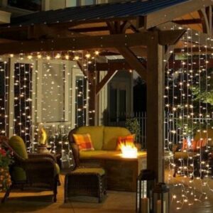 Led fényfüggöny világító dekoráció 2x2 m több színben