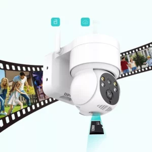 Vezeték nélküli napelemes éjjellátó wifi kamera