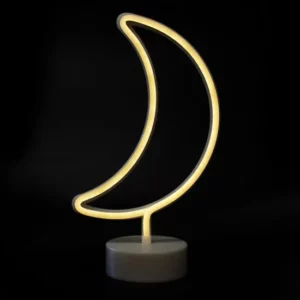 LED neon Hold lámpa éjszakai fény