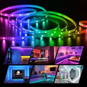 Wifis intelligens RGB LED szalag telefonnal vezérelhető 5 m