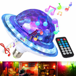 Crystal Magic Ball RGB LED Fényű Bluetooth LED Izzó
