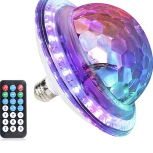 Crystal UFO Magic Ball RGB LED Fényű Bluetooth LED Izzó