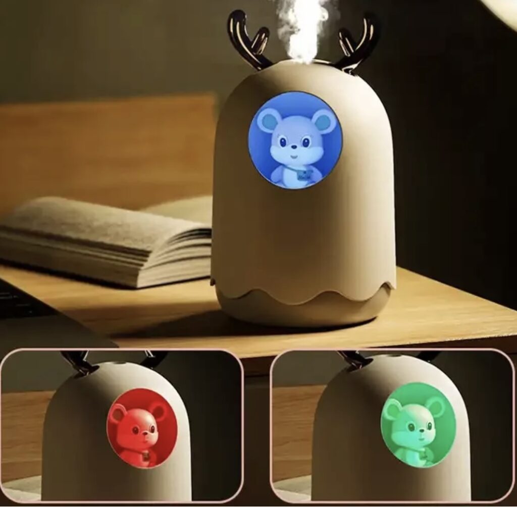 H2O egeres párásító készülék gyerekeknek Led világítással