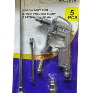 Extra Pneumatikus levegőfújó pisztoly szett kompresszorhoz 5 db-os