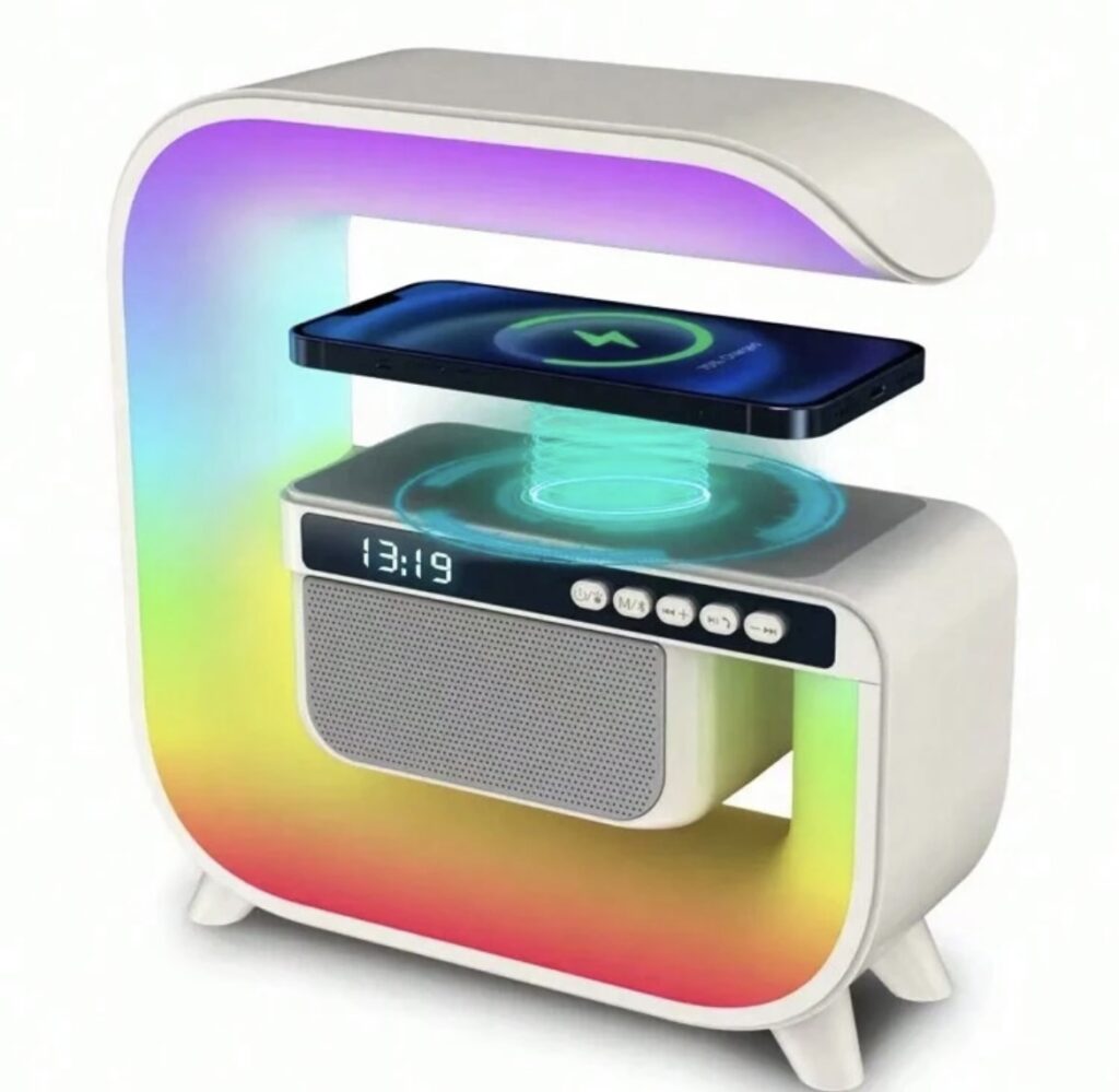 G3 Okos RGB Led ébresztőóra vezeték nélküli töltő bluetooth zenelejátszó