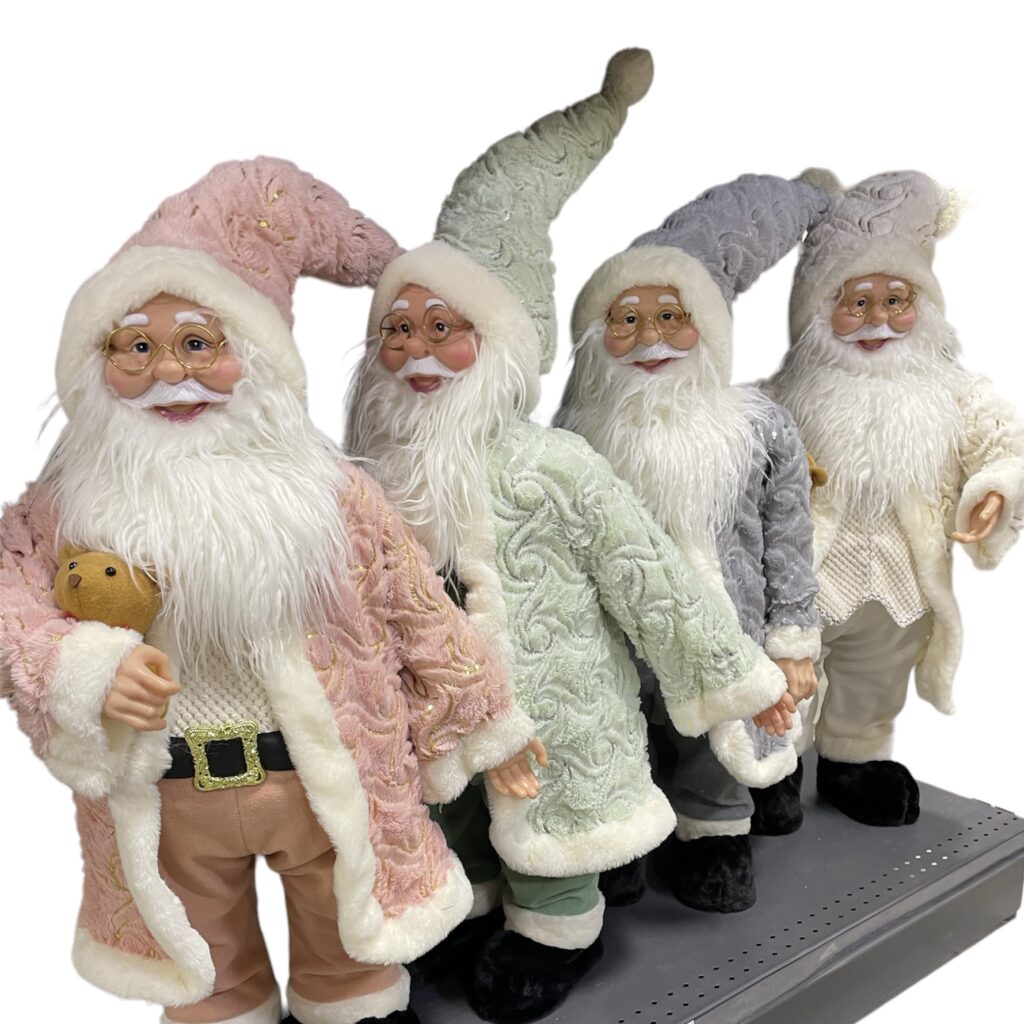 Nagy méretű mikulás dekoráció több színben 100 cm