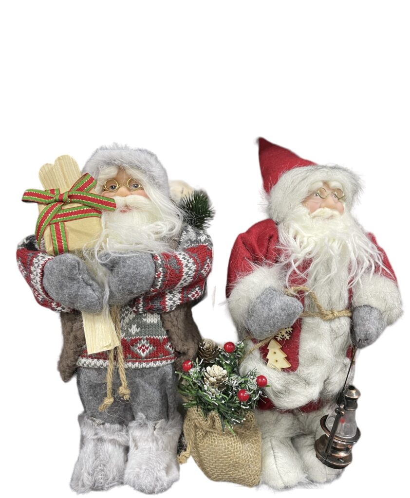 Karácsonyi mikulás dekoráció 40 cm figura