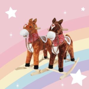 Éneklő vágtató Western hintaló 63 cm