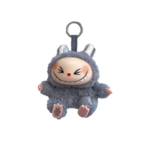 Lafufu – Szürke Labubu stílusú baba